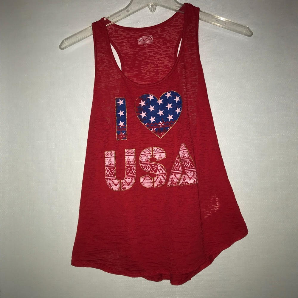 I love USA tank top